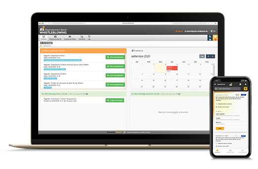 Whistleblowing software app e segnalazioni vocali