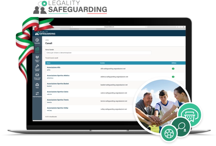 Piattaforma segnalazioni Safeguarding nello sport
